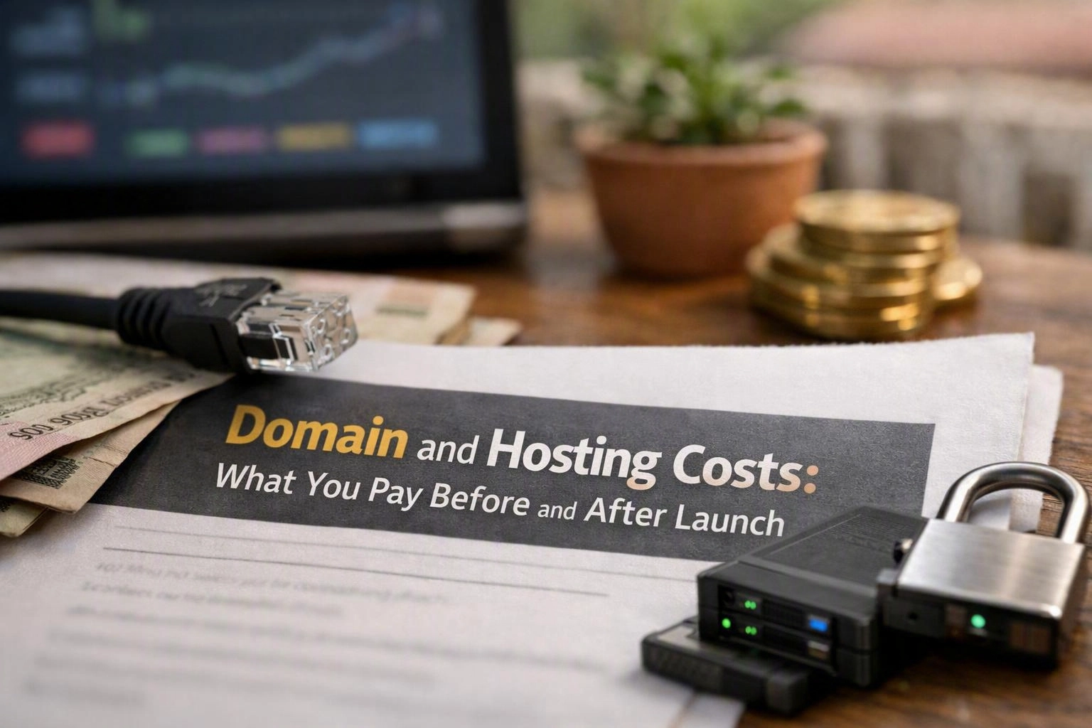 Domain and Hosting Costs: What You Pay Before and After Launch