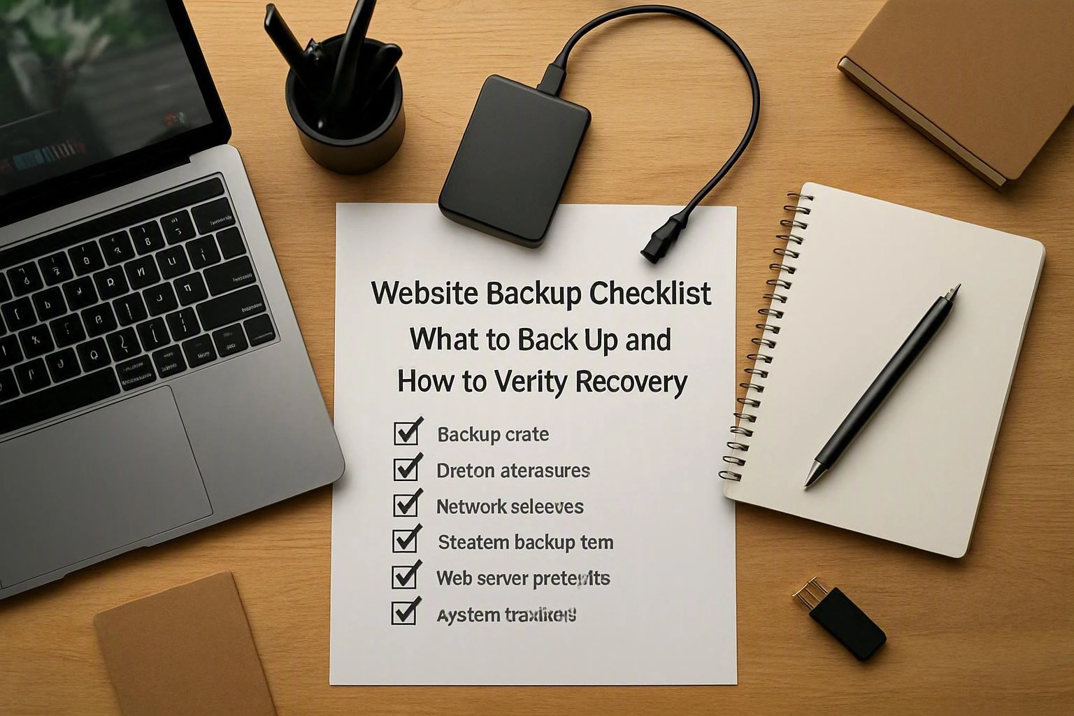 Website Backup Checklist: What to Back Up and How to Verify Recovery