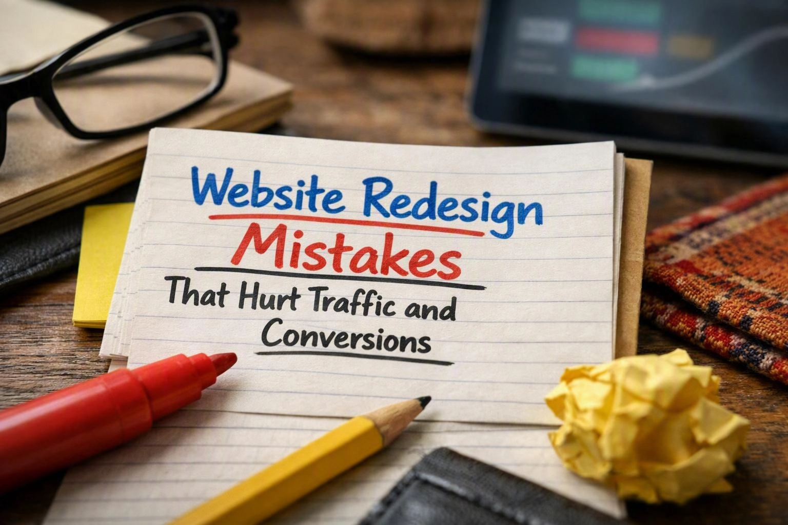 Website Redesign Mistakes That Hurt Traffic and Conversions